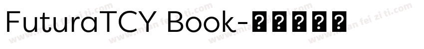 FuturaTCY Book字体转换